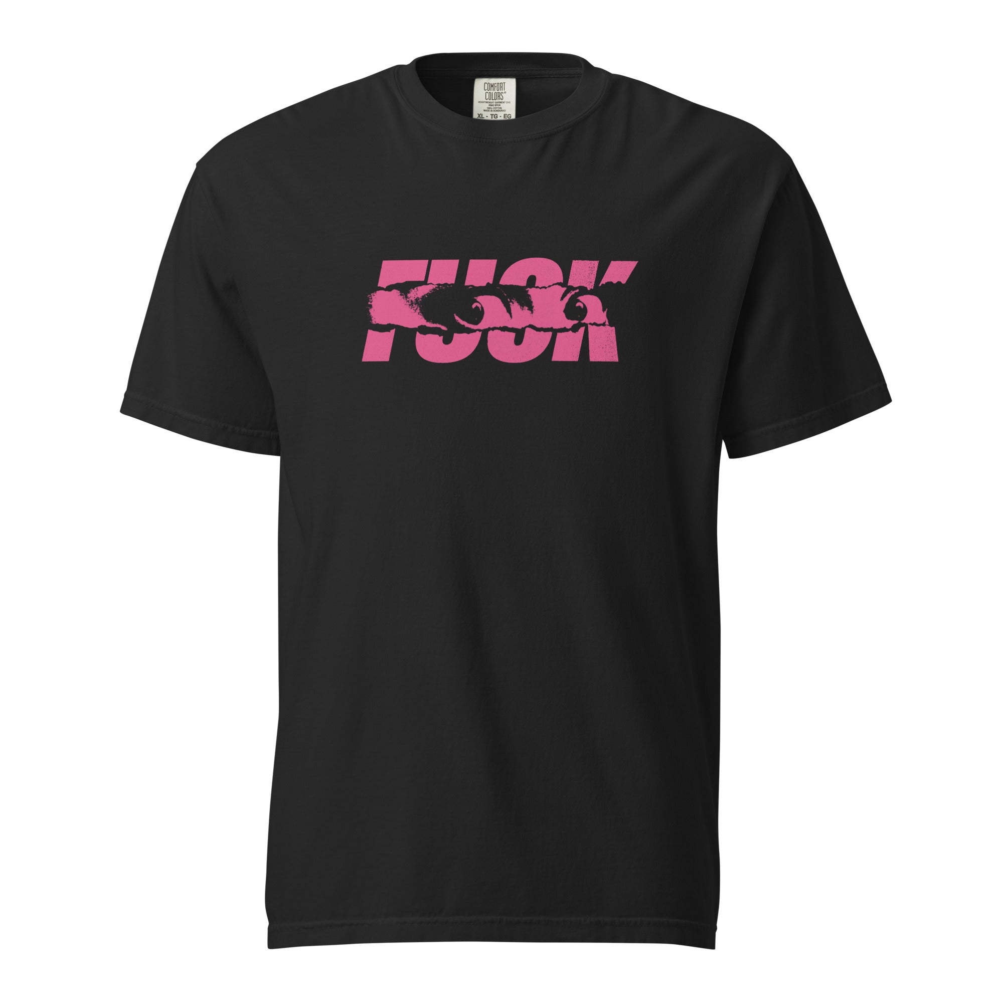 F**K MAGENTA Graphic T-Shirt — Garment Dyed Heavyweight Tee
